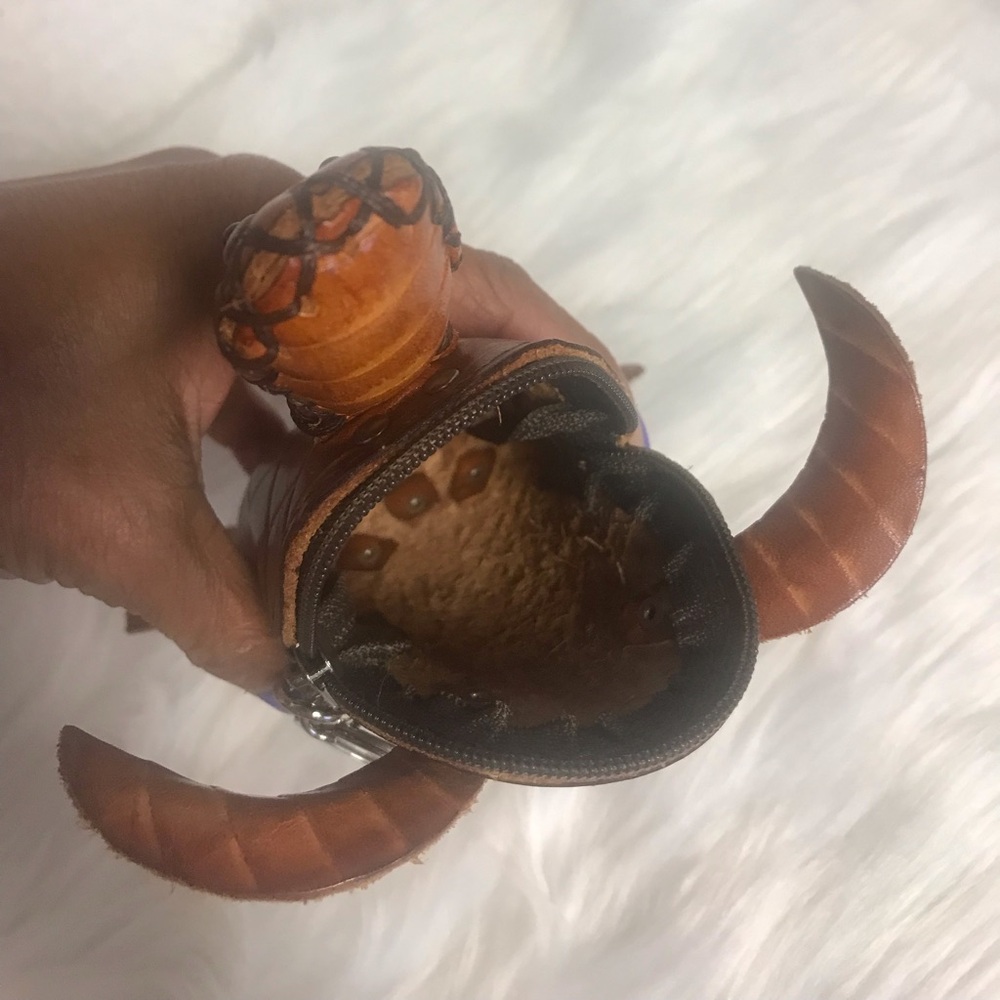 Turtle Leather Pouch - image 3